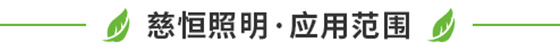 慈恒照明·应用范围